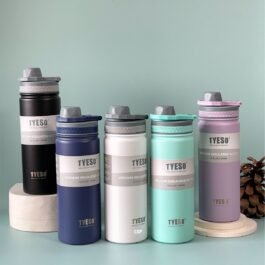 Tyeso Thermos Bottle 18 FL.OZ  530ML – Stainless Steel Vacuum Flask Insulated Water Bottle Travel Cup