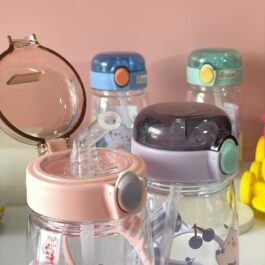 660ML… ST-YIBEN Cute School Sipper Water Bottles
