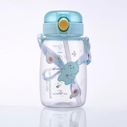 660ML... ST-YIBEN Cute School Sipper Water Bottles - Image 5