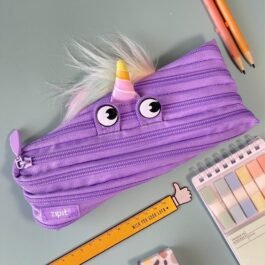 MONSTER ZIPPER PEN/PENCIL POUCH – PERFECT FOR STUDENTS | MAKEUP COSMETIC STORAGE |
