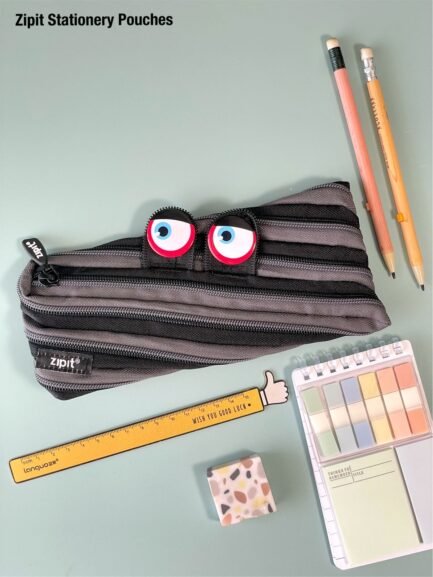 MONSTER ZIPPER PEN/PENCIL POUCH - PERFECT FOR STUDENTS | MAKEUP COSMETIC STORAGE | - Image 5