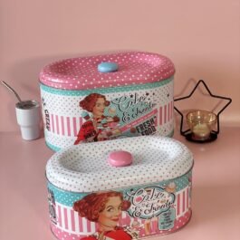 2 PCS SET METAL TIN BOX FOR MULTIPURPOSE..