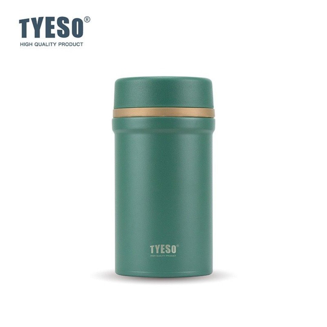 Tyeso Insulated Vacuum Food Jar green