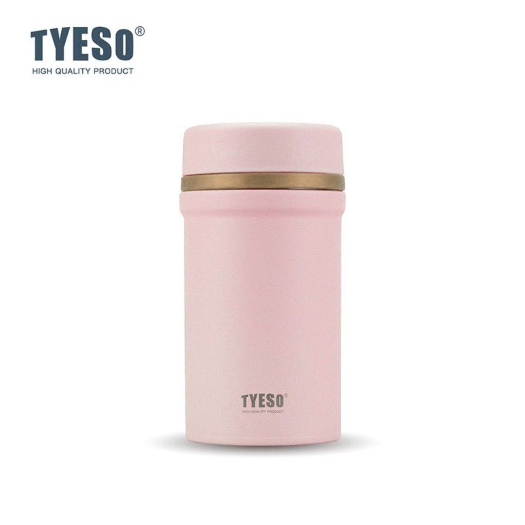 Tyeso Insulated Vacuum Food Jar pink