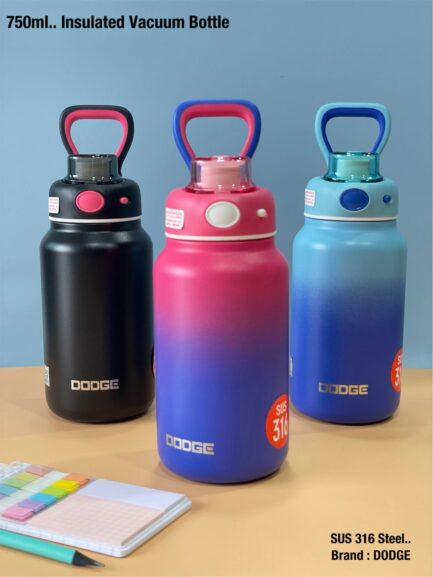 750ml.. DODGE brand Vacuum Insulated bottle - Image 3