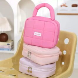 QUILTED TRAVEL KIT POUCHES