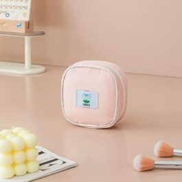 SoftGlow Nylon Cosmetic Pouch