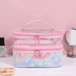 Pastel makeup bag