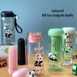 Shotay Panda Tritan Water Bottle – Cute, Durable & Odor-Free