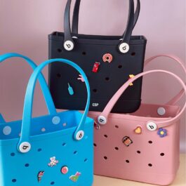 CHARM POP SILICONE TOTE BAG