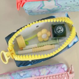 BUTTERFLY BLISS BIG ZIPPER POUCH